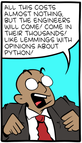 [Opinions about Python]