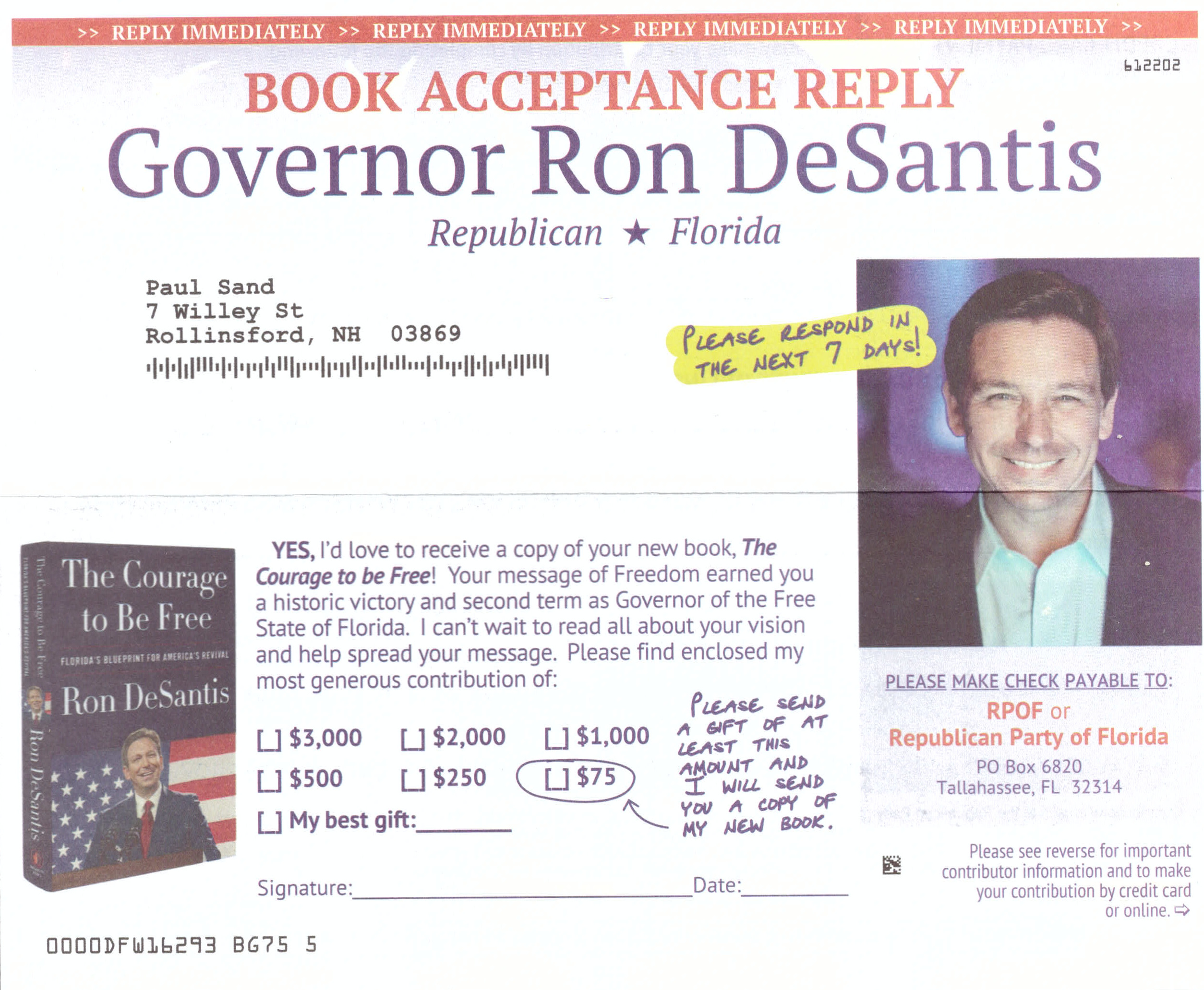 [get ron's book]